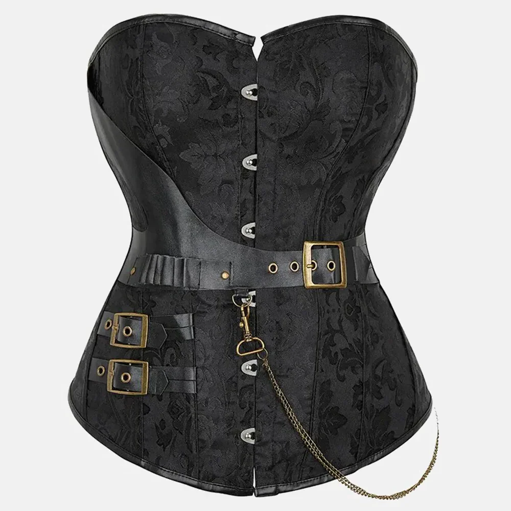 Corset Steampunk Schwarz