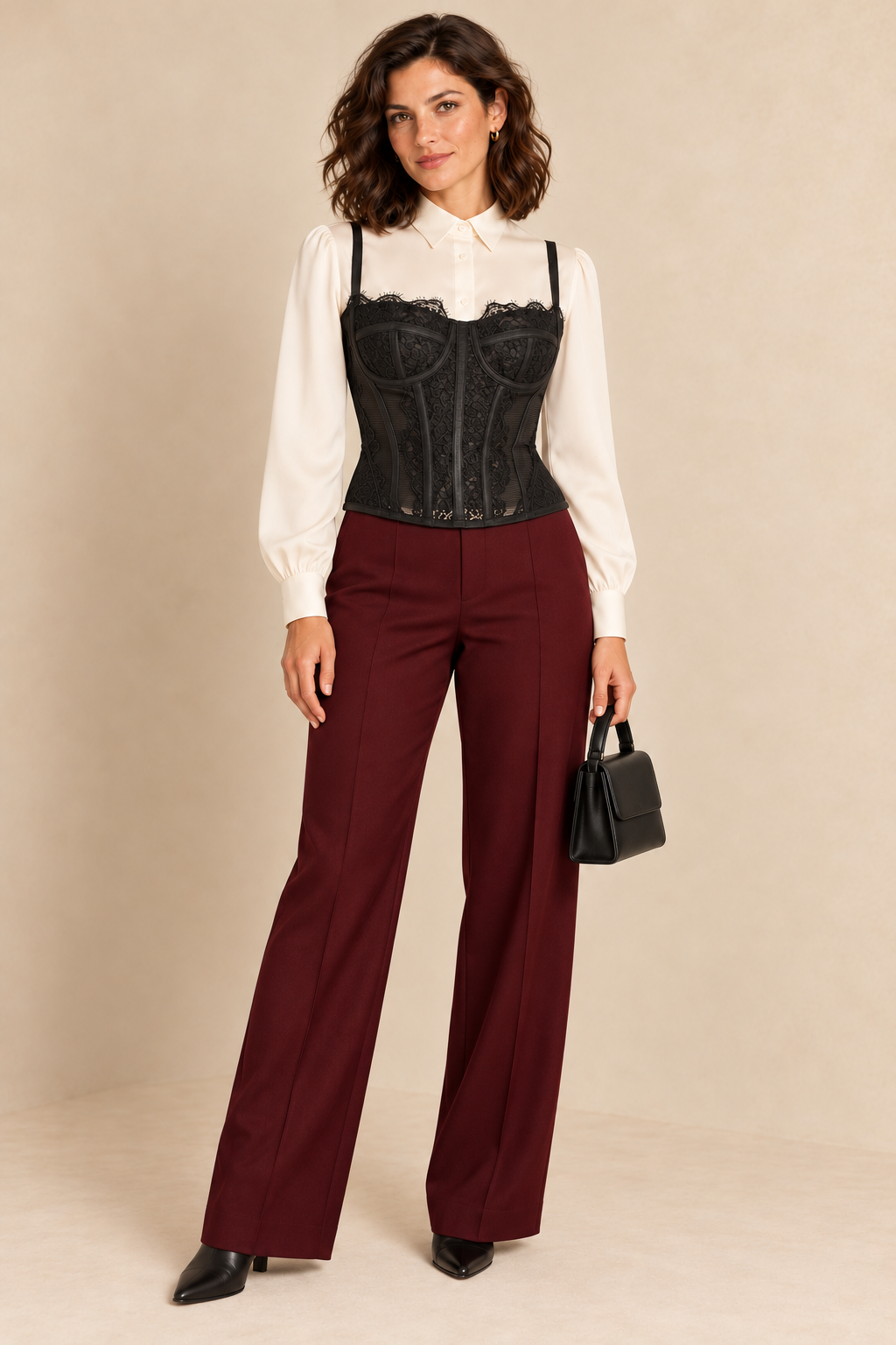 Korsett Top Schwarz – Der Look