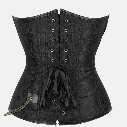Corset Steampunk Schwarz