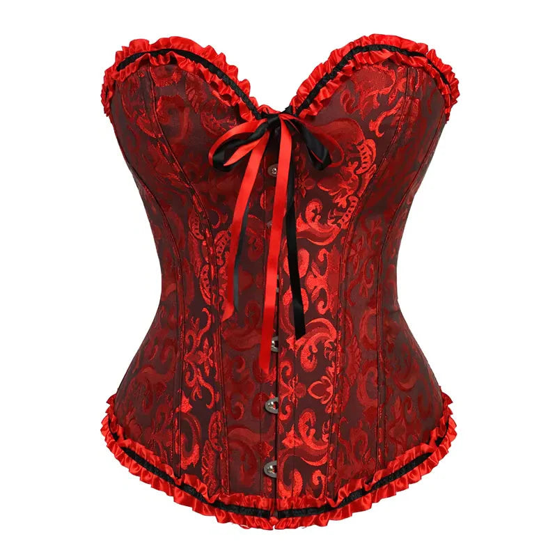 Viktorianisches Rotes Korsett