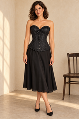 Korsett Viktorianisch in Schwarz – Der Look