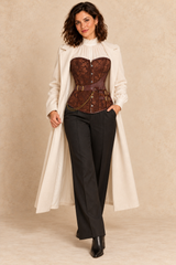 Braune Steampunk Korsett – Der Look