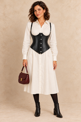 Korsettgürtel mit Trägern – Der Look