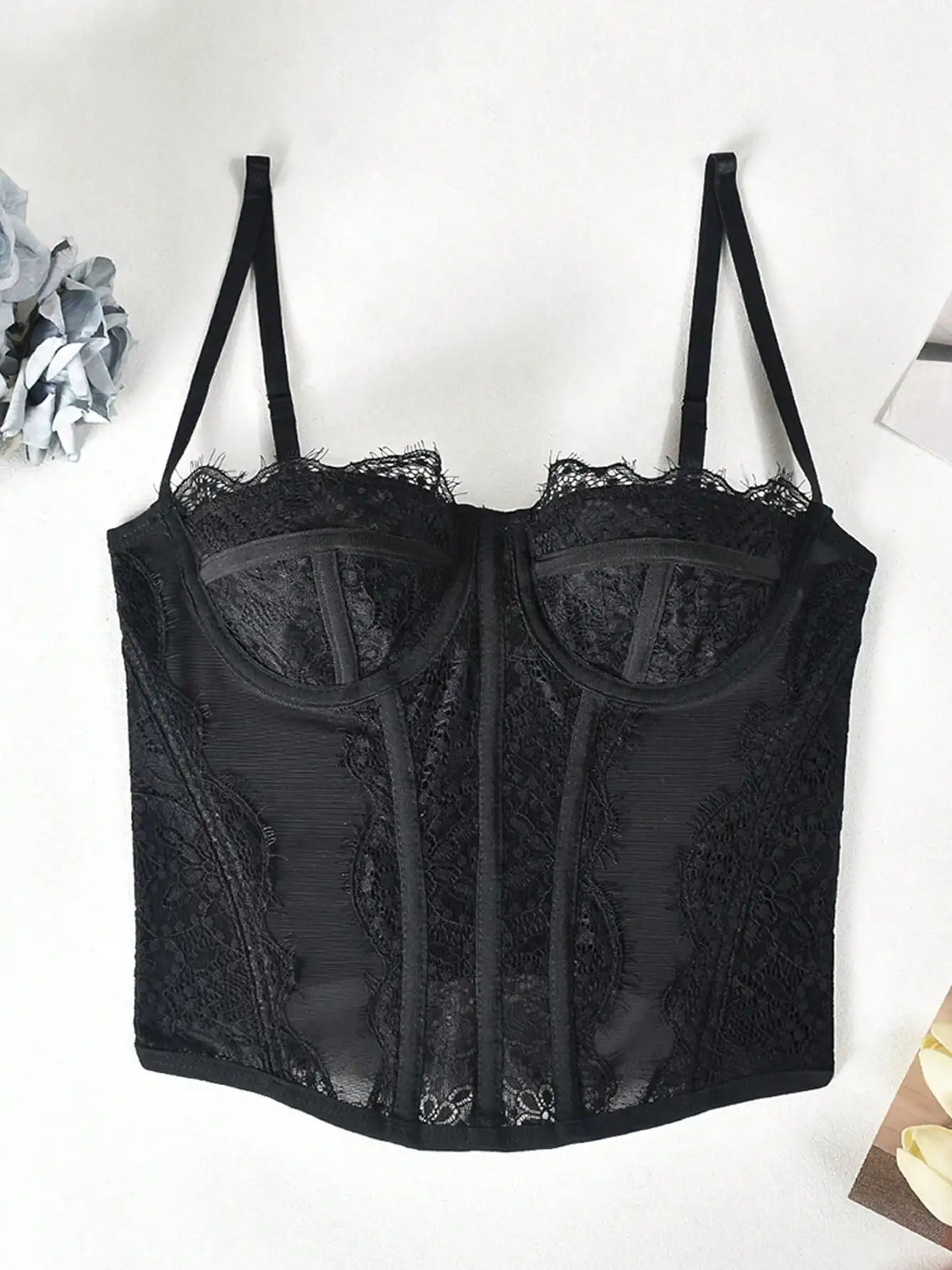 Originalaufnahme: Korsett Top Schwarz